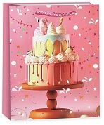 Пакет подарочный, Сладкий День Рождения, Дизайн №2, 41,5*30*12 см, 1 шт.