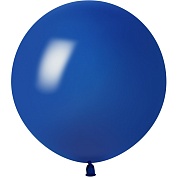 Шар (24''/61 см) Темно-синий, пастель, 3 шт.