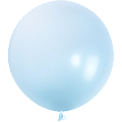 Шар (36''/91 см) Макарунс, Воздушно-голубой, пастель, 3 шт.