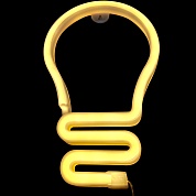Световая фигура Лампочка, 16,5*25,5 см. Теплый белый, 1 шт.
