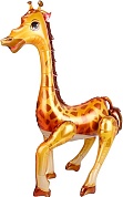 Шар 3D (31''/79 см) Фигура, Жираф, 1 шт. в упак.
