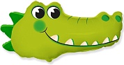 Шар (31''/79 см) Фигура, Голова, Милый Крокодил, 1 шт. 