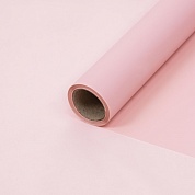 Упаковочная матовая пленка (0,58*10 м) Люкс, Нежно розовый, 1 шт.