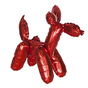 Шар 3D (23''/58 см) Фигура, Собачка ШДМ, Красный, 1 шт. в упак.