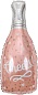 Шар (35''/89 см) Фигура, Бутылка Шампанское "Конфетти сердец", Розовое Золото, 1 шт.