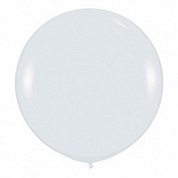 Шар (36''/91 см) Белый (005), пастель, 10 шт.