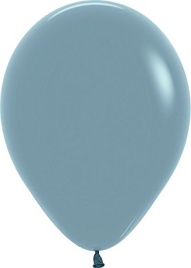 Шар (9''/23 см) Голубой (140), пастель ретро, 100 шт.