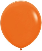 Шар (30''/76 см) Оранжевый (061), пастель, 4 шт.