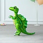 Шар 3D (30''/76 см) Фигура, Динозавр Спинозавр, Зеленый, 1 шт. в упак.