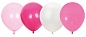 Гирлянда из воздушных шаров, Набор №12, Ассорти для девочки, Пастель, 45 шт. в упак.