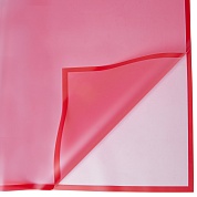 Упаковочная матовая пленка (0,6*0,6 м) Квадрат, Красный, 20 шт.