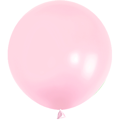 Шар (36''/91 см) Макарунс, Розовый коралл, пастель, 3 шт.