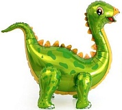 Шар 3D (36''/91 см) Фигура, Динозавр Стегозавр, Зеленый, 1 шт. в упак.