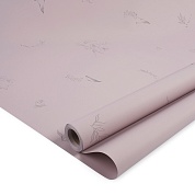 Упаковочная пленка 65мкм (0,58*10 м) Эстетика, Дымчато-розовый, 1 шт.