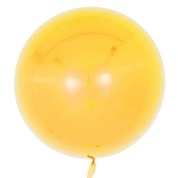 Шар (18''/46 см) Сфера 3D, Deco Bubble, Желтый, Глянец, 10 шт.